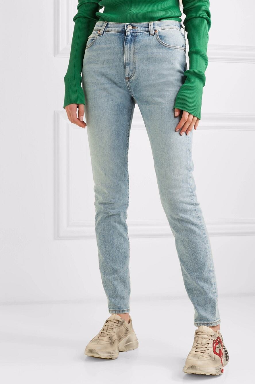NWT Gucci Strawberry Guccify & Leopard Light Wash Skinny Jeans Size 26 $1300.00